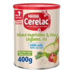 Cerelac Infant Mixed Vegetables & Rice 400g