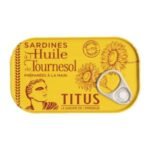 Titus Sardines in Sunflower Oil Hot 125g